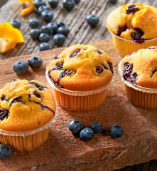 Muffin ai frutti di bosco (senza lattosio)