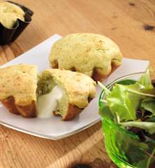 Zucchini-Parmesan-Küchlein