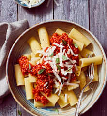 Würzige Möhren-Tomaten-Sauce