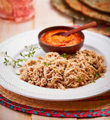 Pierna de cerdo a las hierbas