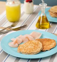 Tortitas de desayuno de avena y claras