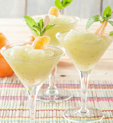 Daiquiri de mandarina y menta