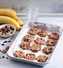 Veganské banánové cookies