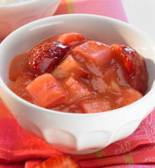 Rhabarber-Erdbeer-Kompott