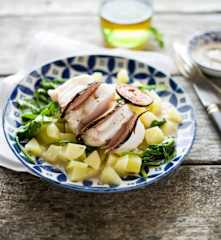 Coda di rospo all'andouille