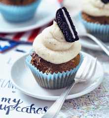 Cupcakes mit Doppelkeks