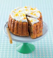 Gâteau carotte-amande sans sucre ajouté et son glaçage