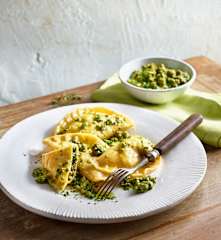 Ravioli mit Hackfleisch