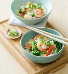 Prawn Stir-Fry with Rice and Vegetables