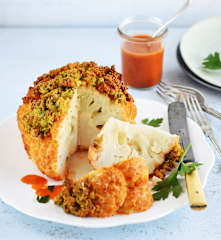 Chou-fleur à la tomate et aux anchois