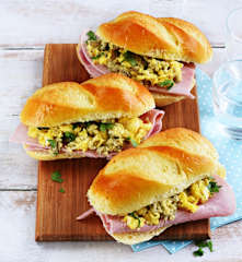 Sandwichs d'œufs aux champignons