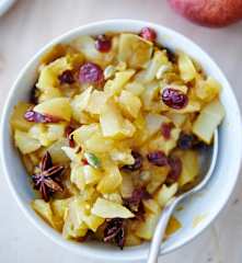 Compote pomme-poire aux épices