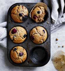 Basic berry muffins