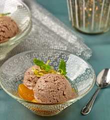 Sváteční čokoládová zmrzlina s ricottou