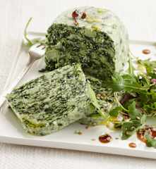 Spinach and Broccoli Terrine