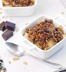 Banana and Pear Crumble