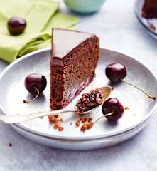 Gâteau au chocolat aux cerises