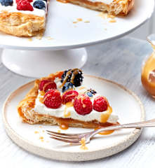Karamell-Beeren-Tarte