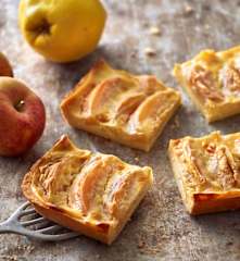 Apfel-Quitten-Blechkuchen