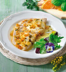 Pesce spada all'arancia