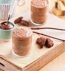 Mousse alla crema di nocciole (per 2 persone)