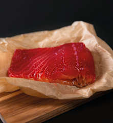 Røbetgravet og lett posjert laks