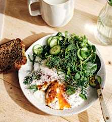 Turkish eggs (cilbir) with Thermomix® Blade Cover