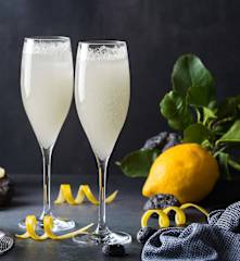 Sorbete de limón con cava