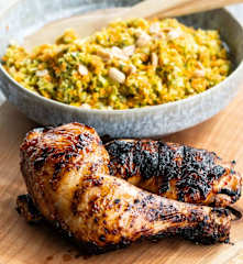 Sweet Chili Poulet mit Kabissalat