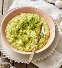 Spargel-Bärlauch-Risotto