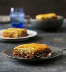 Zucchini lasagne