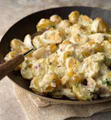 Ensalada de papa y huevo