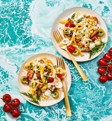 Gyros-Tortellini-Salat