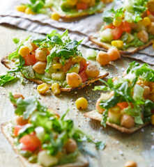 Tostadas veganas