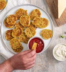 Cukiniowe kąski z parmezanem