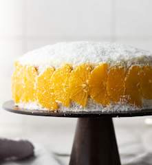 Vegan Orange and Coconut Cake