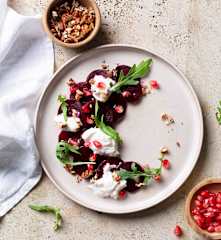 Beetroot Carpaccio with Burrata