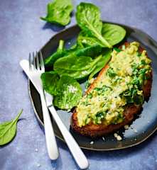 Œufs brouillés à la florentine