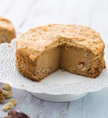 Bizcocho de calabaza y nueces sin azúcar