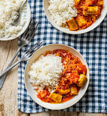 Rougail saucisse et riz