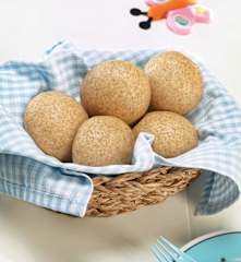 Tam Buğdaylı ve Bademli Buharda Ekmek