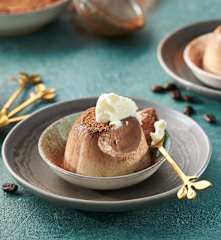 Panna cotta de café