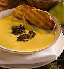 Crema di topinambur e tartufo