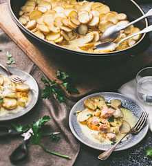 Baeckeoffe aux deux poissons