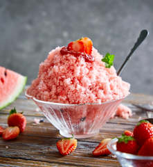 草莓西瓜冰沙