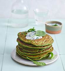 Pancakes aux épinards
