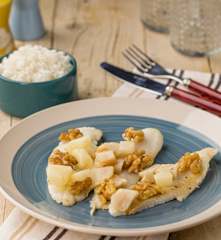 Merluzzo pere e noci