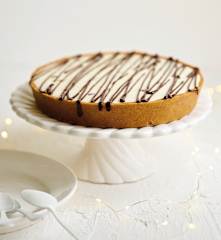 Tarte de leite e chocolate