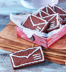 Galletas de cocoa decoradas