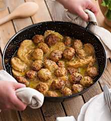 Polpette di pollo e patate a Cottura Lenta